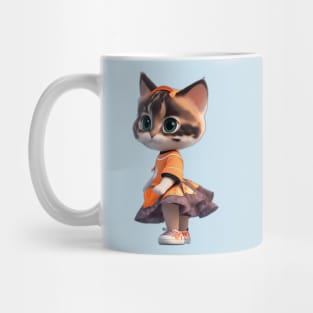 Calico cat sporty style Mug